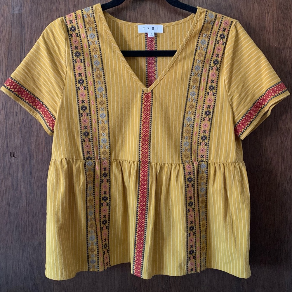 Roolee THML embroidered top